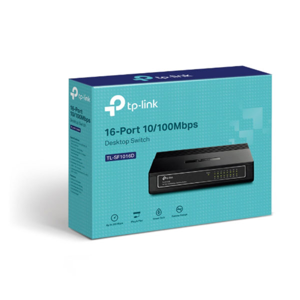 TP-Link SF1016D  16-Port 10/100Mbps Switch