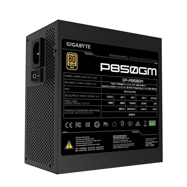 Power Supply Gigabyte p850GM Fully Modular - Image 4