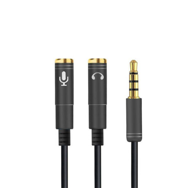 Headset cable for Audio & PS4 & laptops