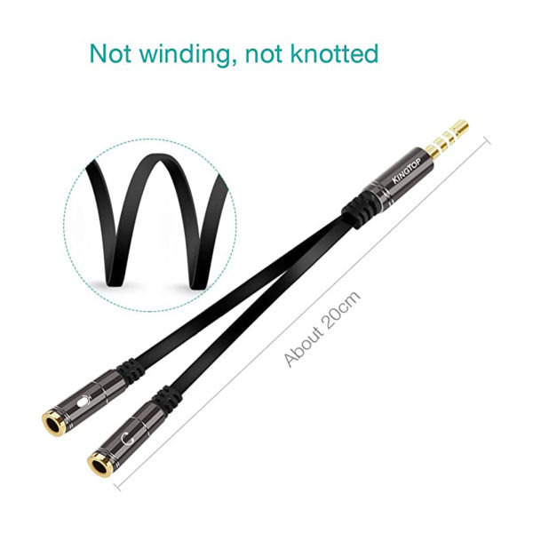 Headset cable for Audio & PS4 & laptops - Image 3