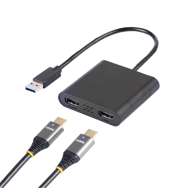 HDMI M to 2*F Converter