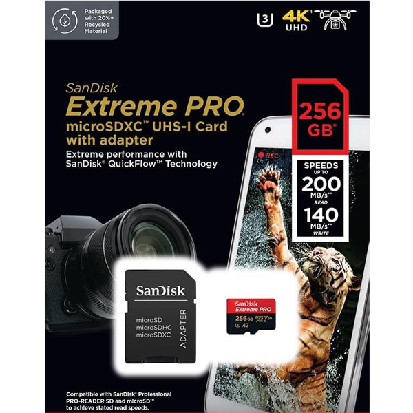 Micro SD SanDisk Extreme Pro 256GB