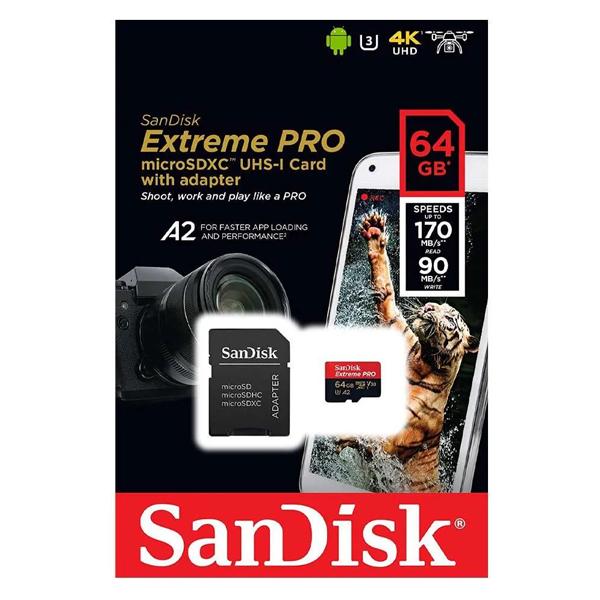 Micro SD SanDisk Extreme Pro 64GB