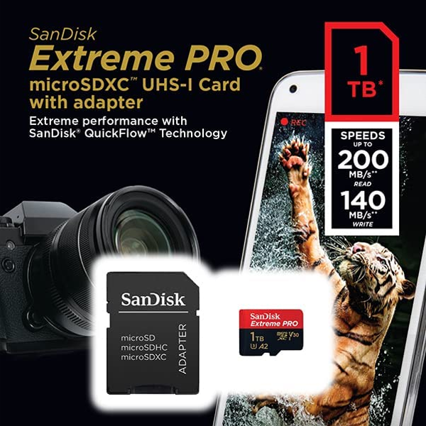 Micro SD SanDisk Extreme Pro 1TB